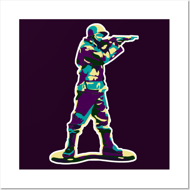 Toy soldier Wall Art by szartwork